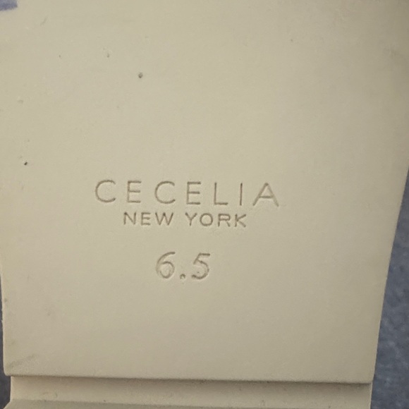 Cecelia New York Cream Wedge Boots - Picture 3 of 3